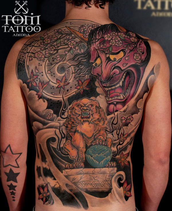 Tattoo Giapponese sulla schiena