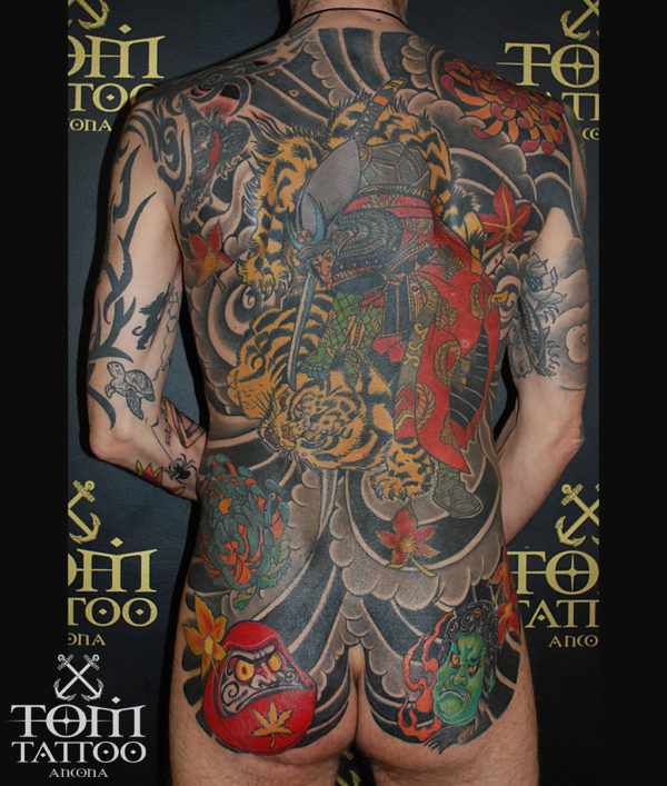 Tattoo Giapponese sulla schiena
