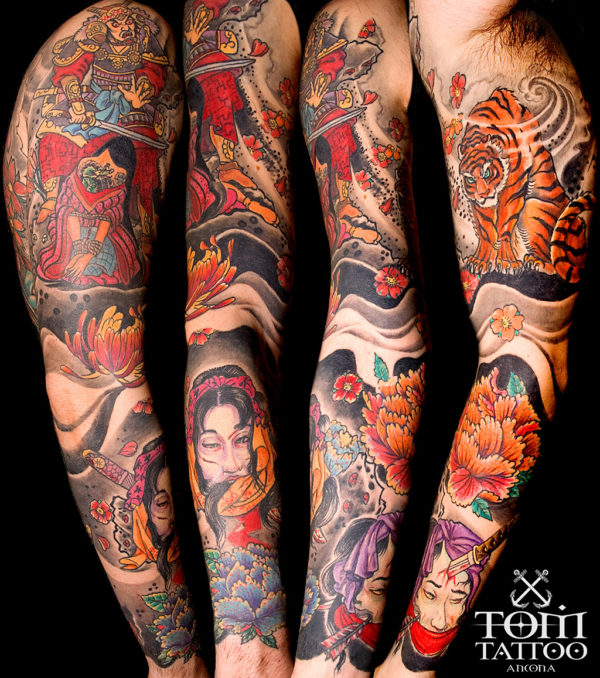 Tattoo Giapponese sulle braccia
